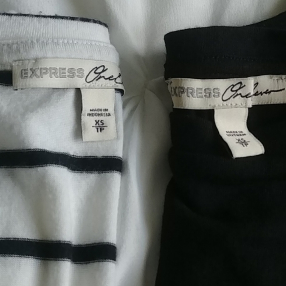 2/$16 EXPRESS ONE ELEVEN TOPS